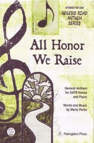 cover All Honor We Raise SATB choral sheet music cover